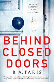 Behind Closed Doors Book Cover by B.A. Paris